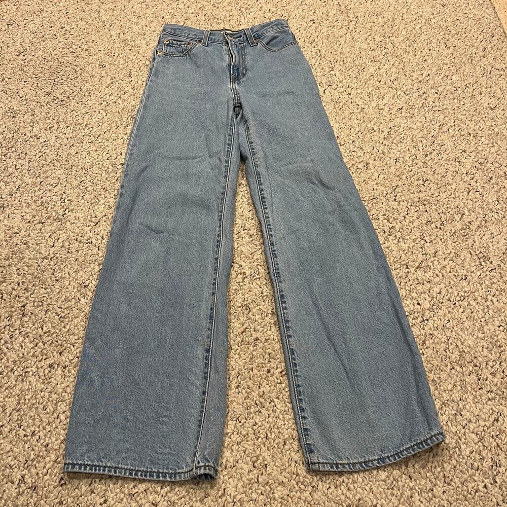 Levi's Light Blue Wide Leg Flare Jeans